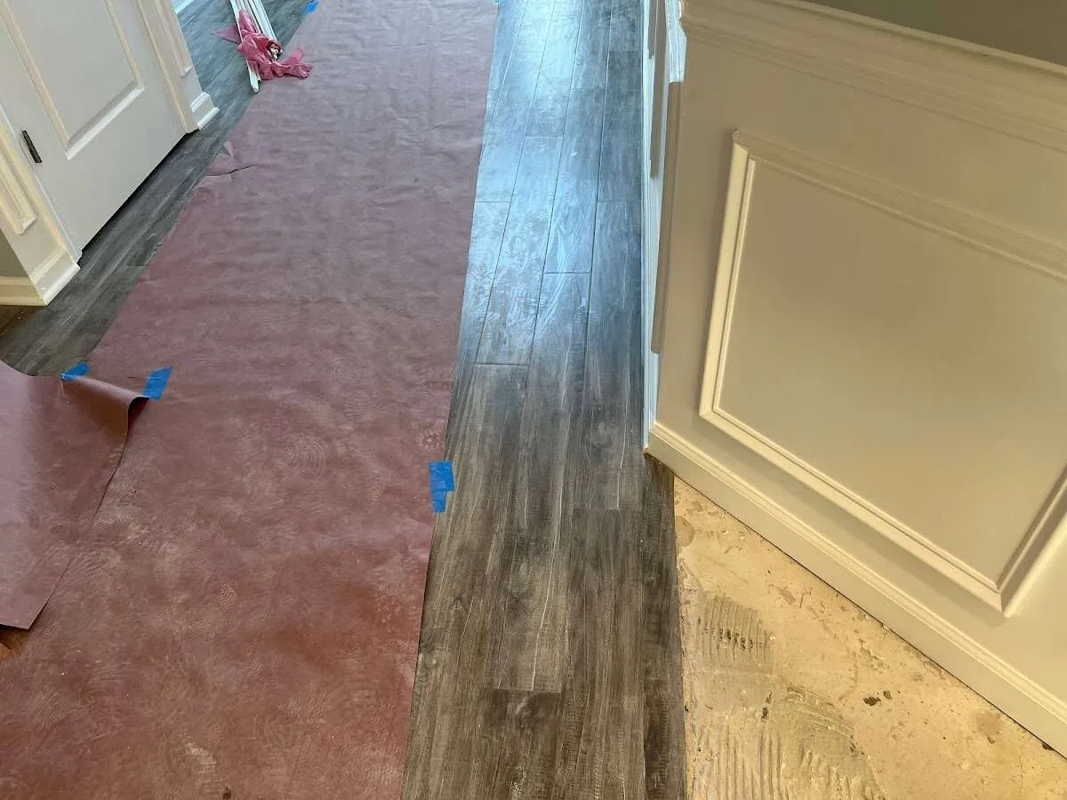 Completed marble shower restoration in Cushing